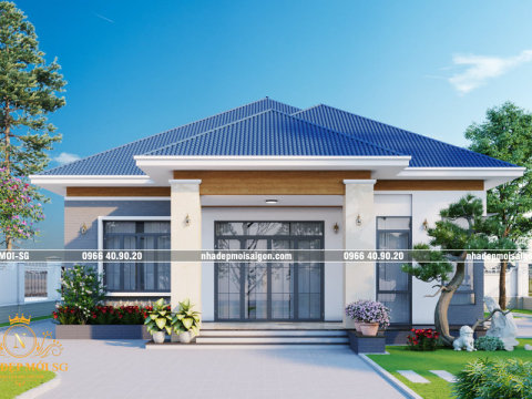 MẪU THIẾT KẾ NHÀ MÁI NHẬT ĐẸP