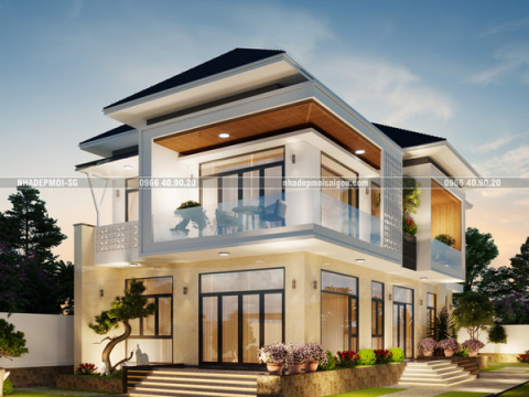 MẪU THIẾT KẾ NHÀ MÁI NHẬT ĐẸP