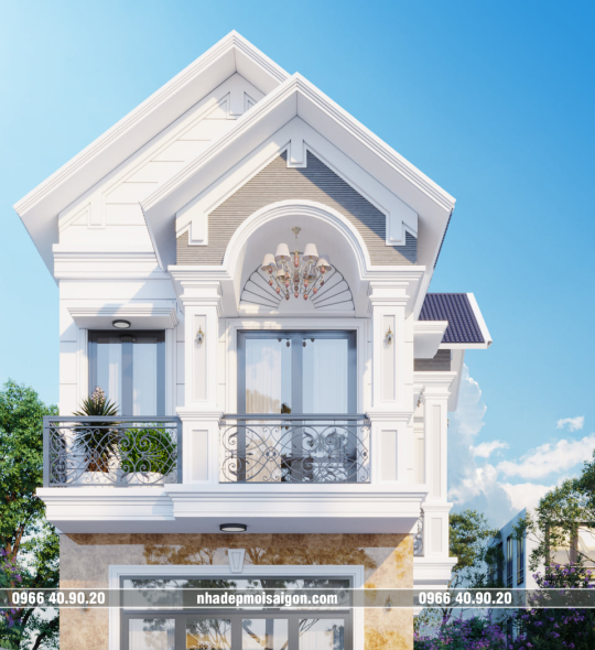 mẫu biệt thự vườn mái nhật 1 trệt đẹp 5x17m