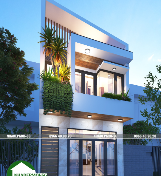 MẪU NHÀ PHỐ 2 TẦNG 5X16M 4 PHÒNG NGỦ - TÂY NINH
