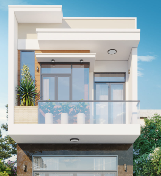 MẪU NHÀ PHỐ 2 TẦNG 5X18M 4 PHÒNG NGỦ - VĨNH LONG