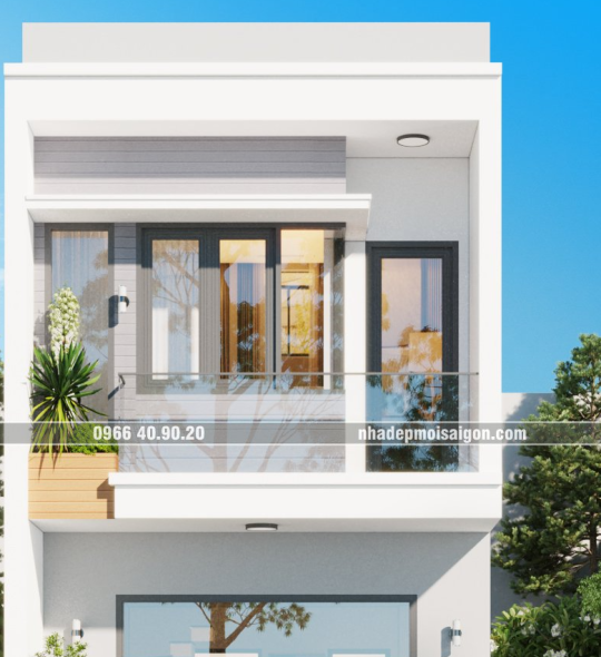 MẪU NHÀ PHỐ 2 TẦNG 4.5X11M 2 PHÒNG NGỦ - NHÀ BÈ TP. HCM