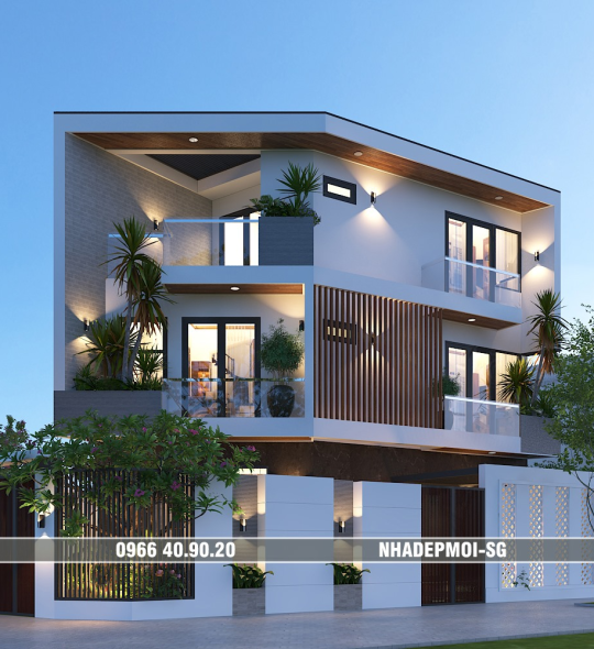 MẪU NHÀ PHỐ 3 TẦNG 2 MẶT TIỀN 4X12M 3 PHÒNG NGỦ - Q12 TP. HCM
