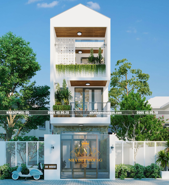 MẪU NHÀ PHỐ 3 TẦNG 4X14M 3 PHÒNG NGỦ - Q12 TP. HCM