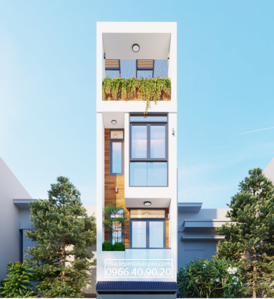 mẫu nhà phố diện tích nhỏ 30m2