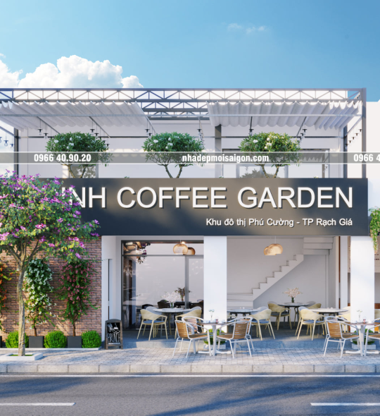 mẫu thiết kế quan cafe hiện đạt