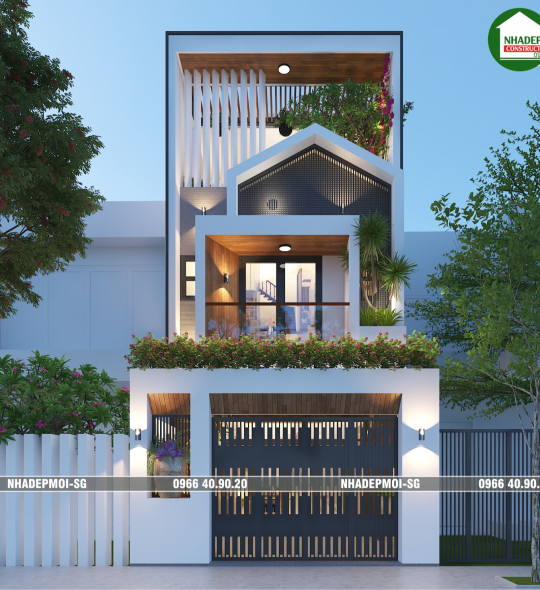 NHÀ PHỐ HIỆN ĐẠI 2 TẦNG 5X15M TIỀN GIANG