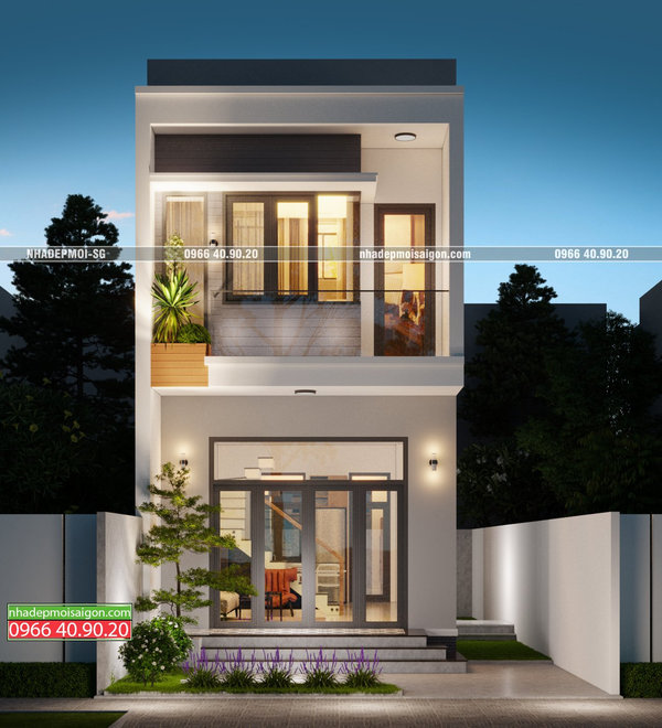 mẫu nhà phố đẹp