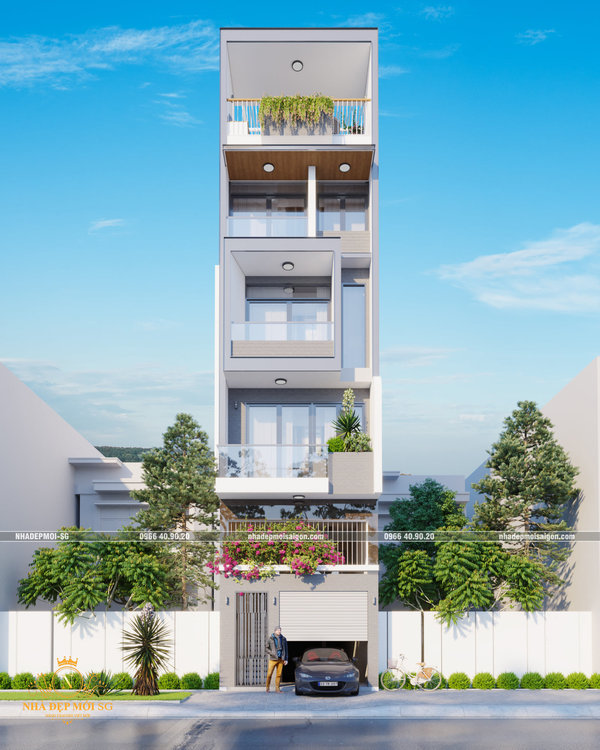 mẫu nhà phố đẹp