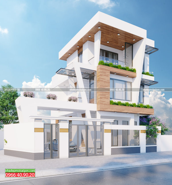 Mẫu thiết kế biệt thự hiện đại đẹp