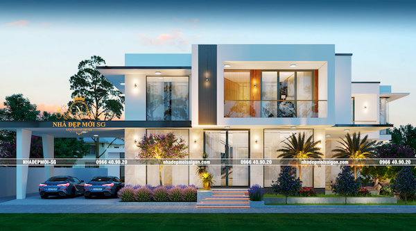 Mẫu thiết kế biệt thự hiện đại đẹp