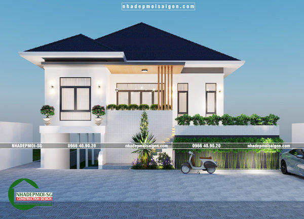 Mẫu thiết kế biệt thự hiện đại đẹp