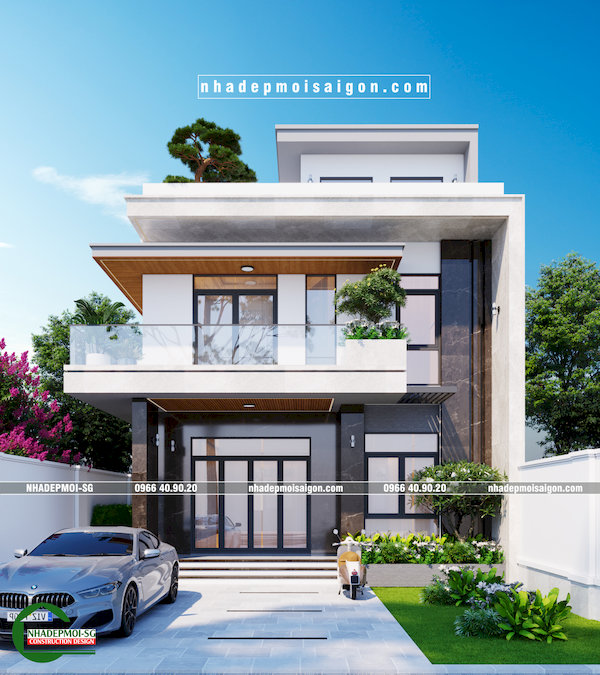 Mẫu thiết kế biệt thự hiện đại đẹp