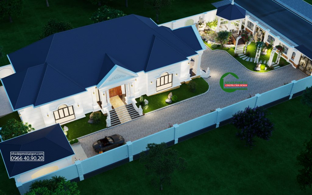 biệt thự 1 trệt