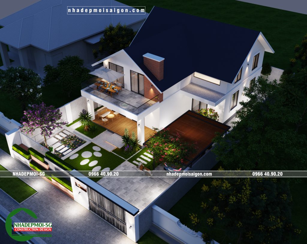 biệt thự 2 tầng