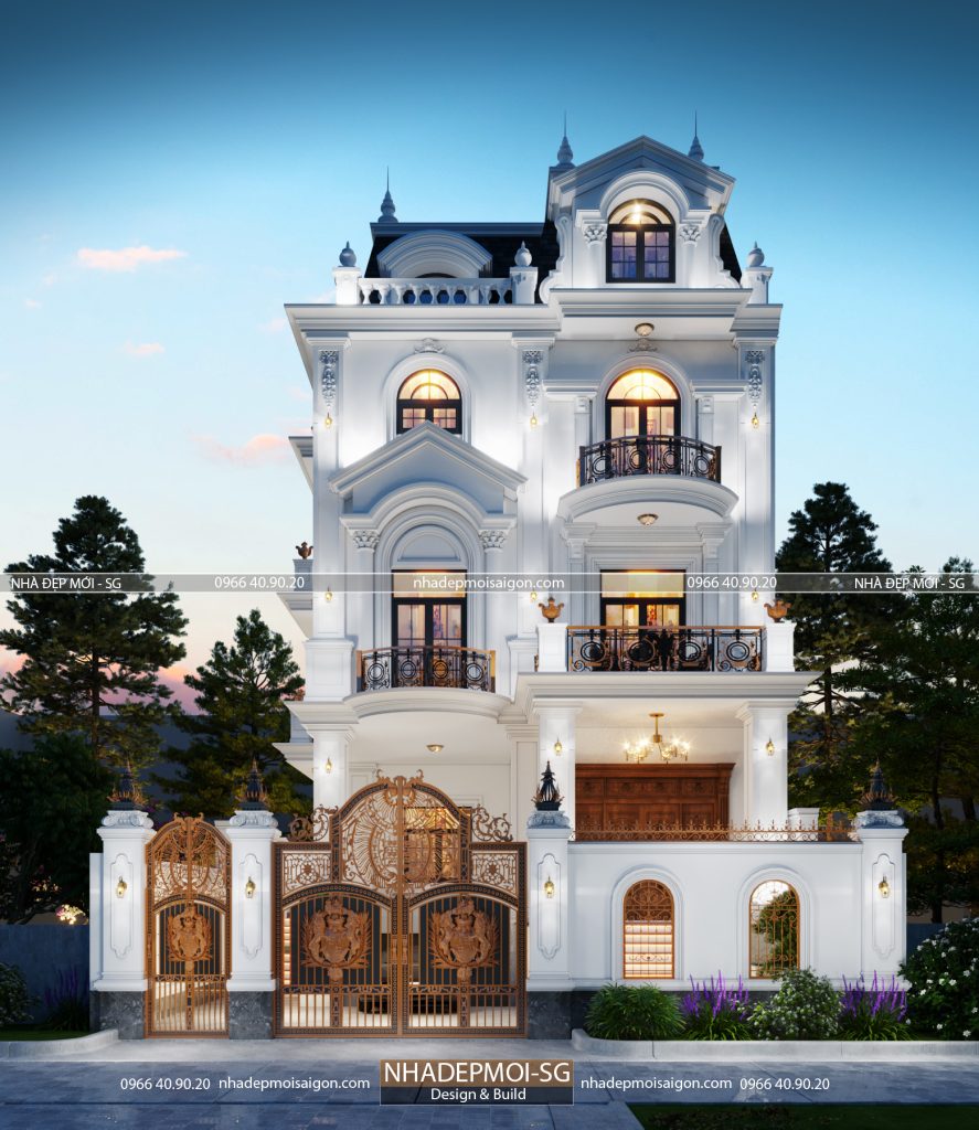 biệt thự cổ điển 3 tầng