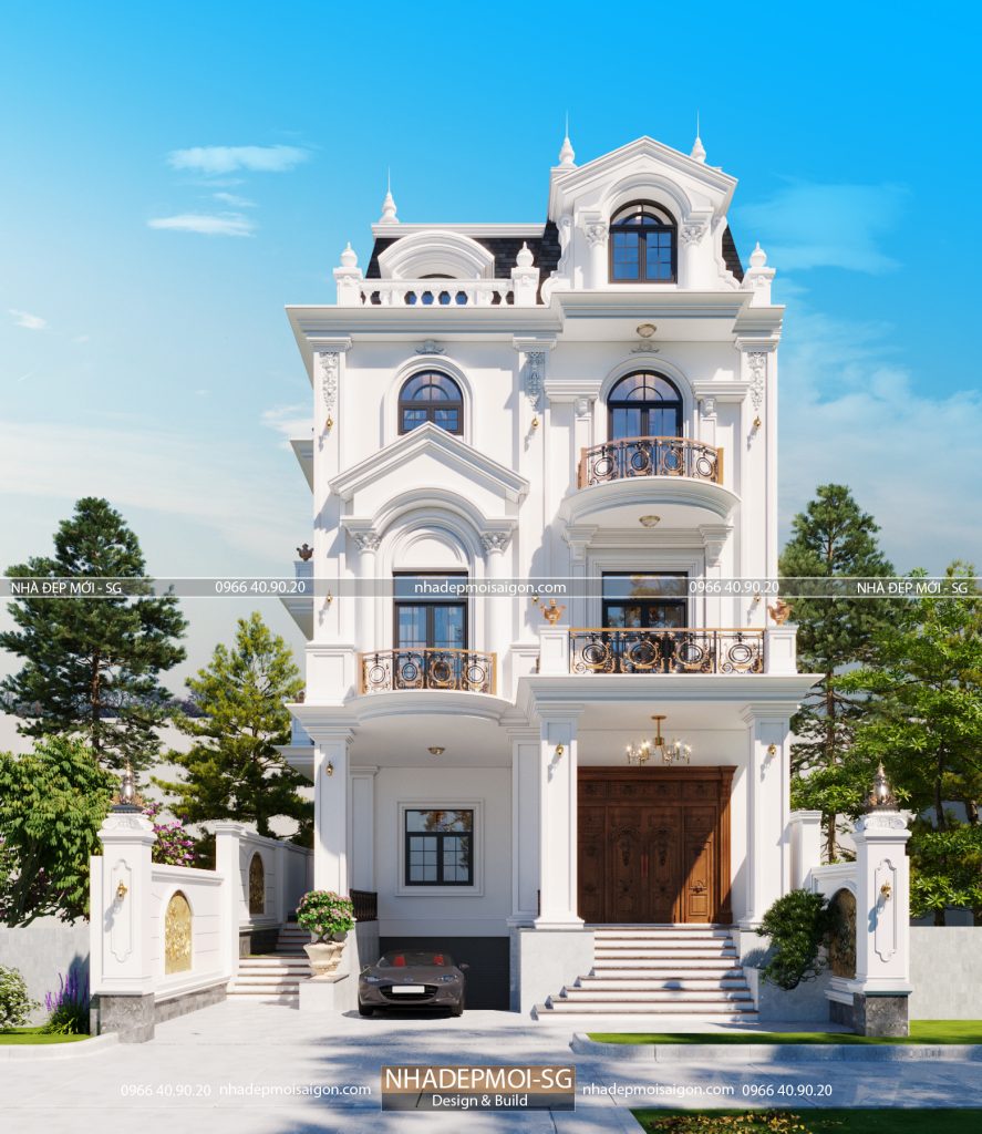 biệt thự cổ điển 3 tầng