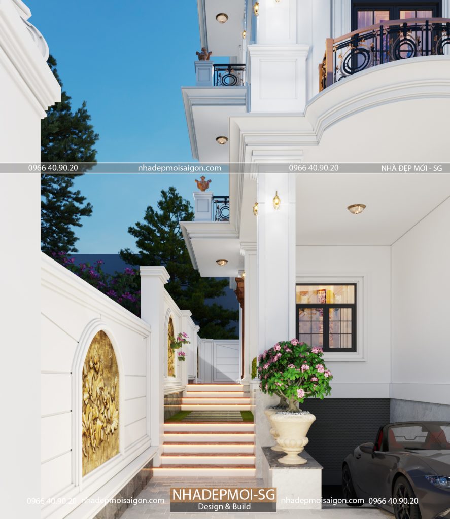 biệt thự cổ điển 3 tầng