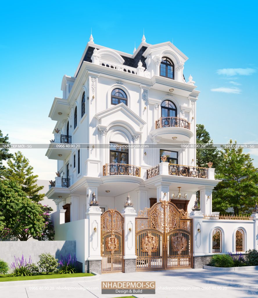 biệt thự cổ điển 3 tầng