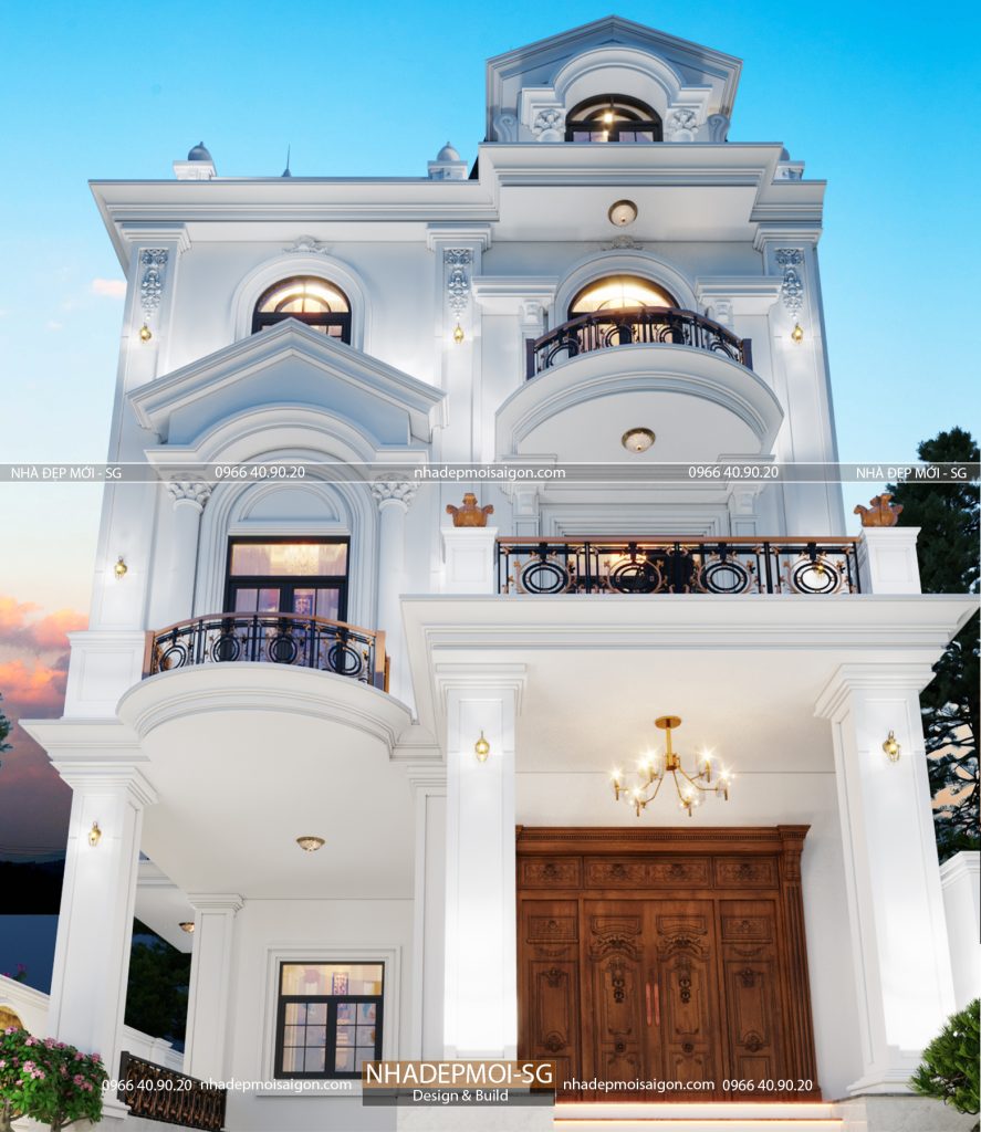 biệt thự cổ điển 3 tầng