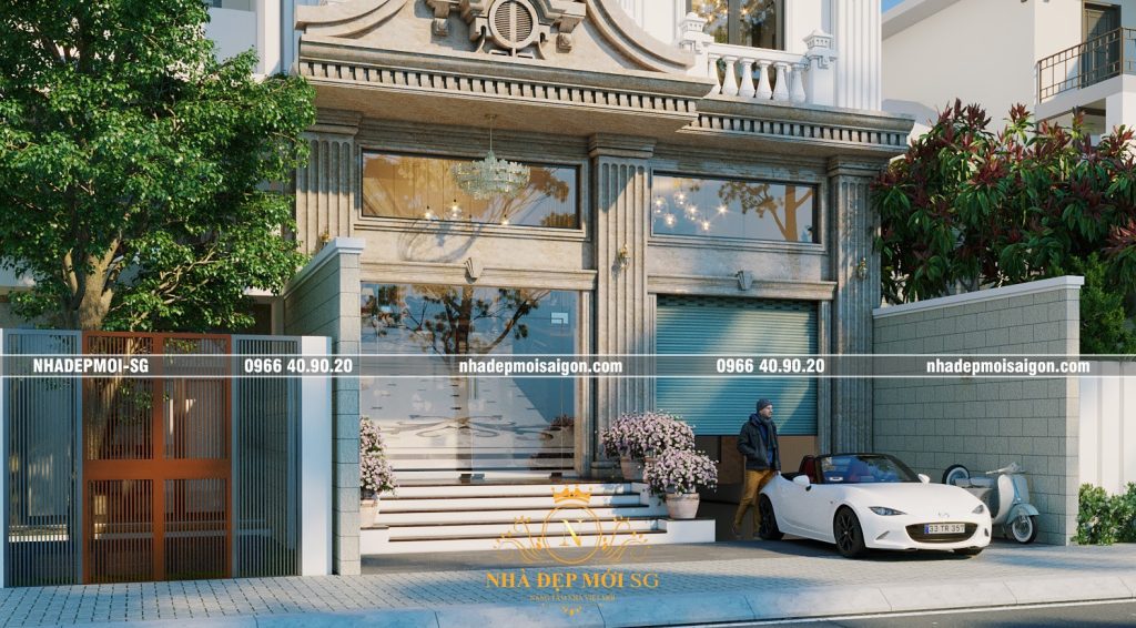 biệt thự cổ điển 3 tầng