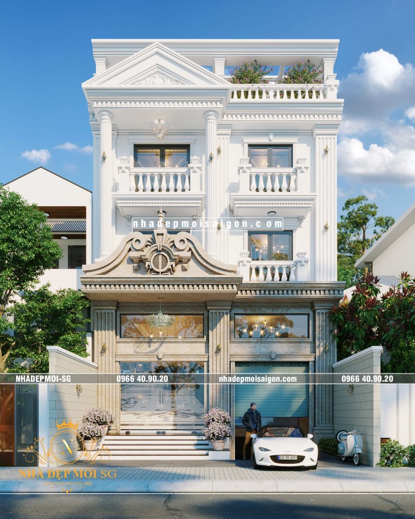 biệt thự cổ điển 3 tầng