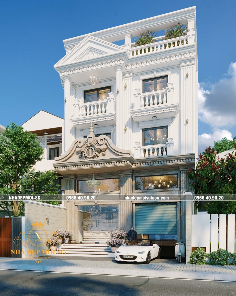biệt thự cổ điển 3 tầng