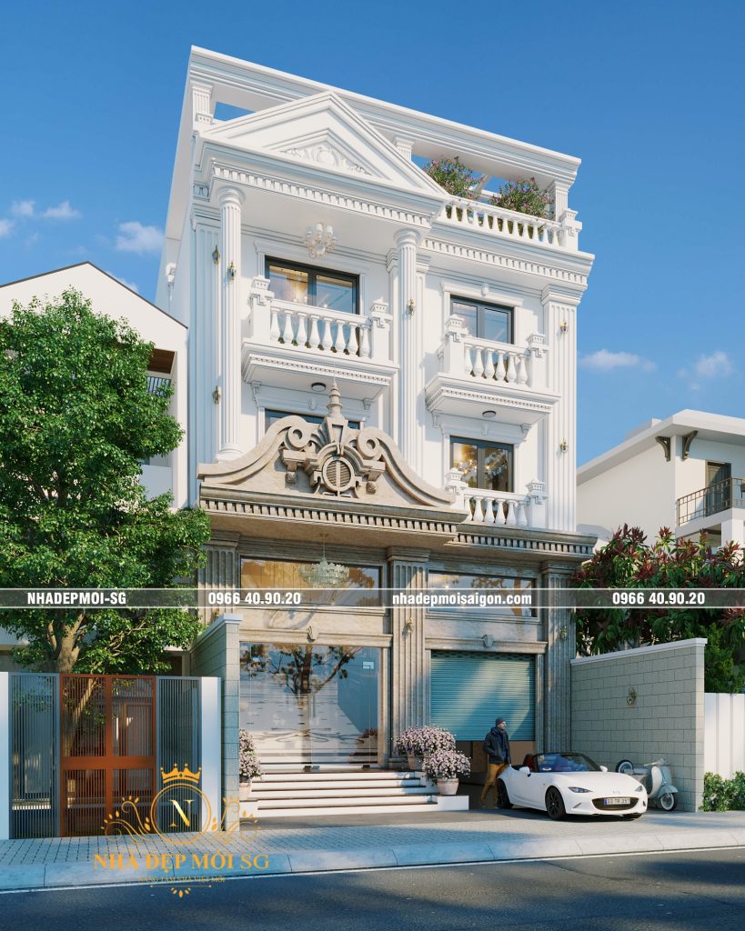 biệt thự cổ điển 3 tầng