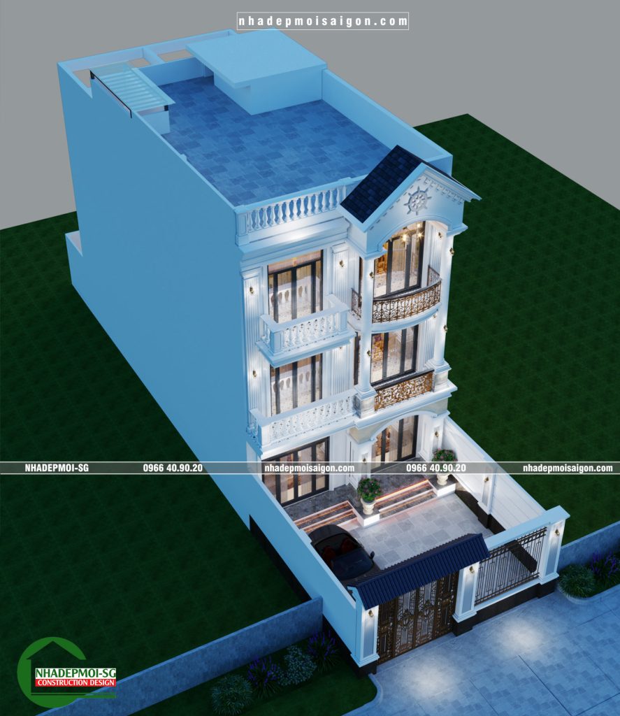 biệt thự mái thái