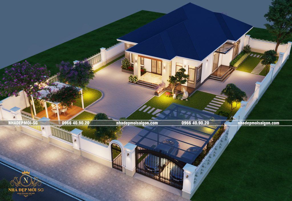 biệt thự 1 trệt