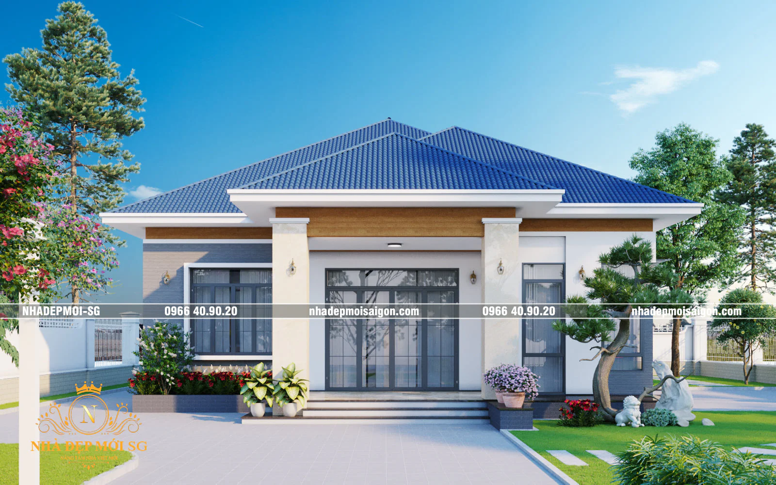 biệt thự 1 trệt