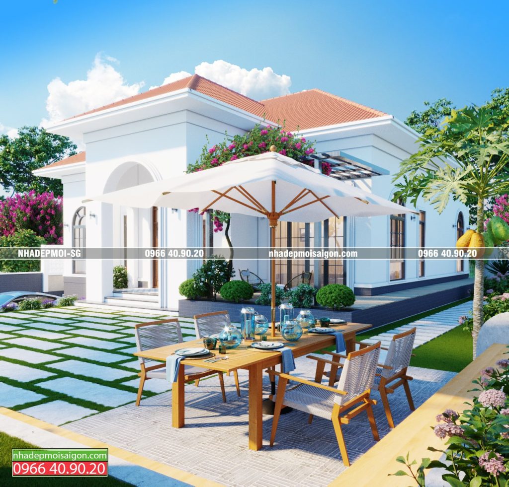 biệt thự vườn mái nhật 1 trệt