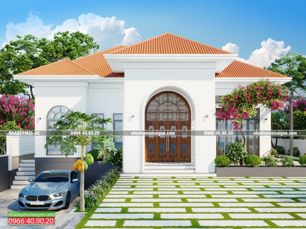 biệt thự vườn mái nhật 1 trệt