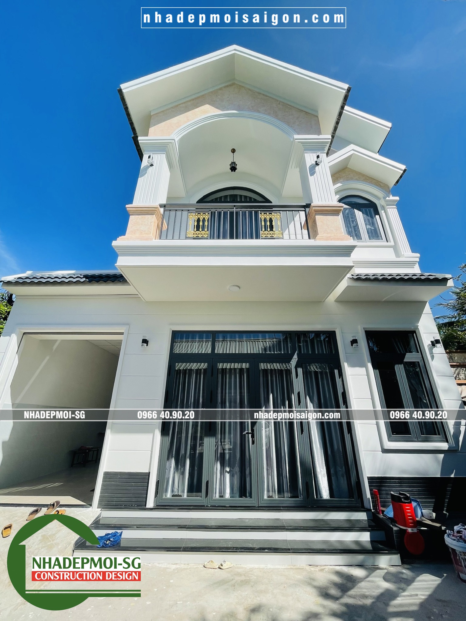 thi công nhà mái thái