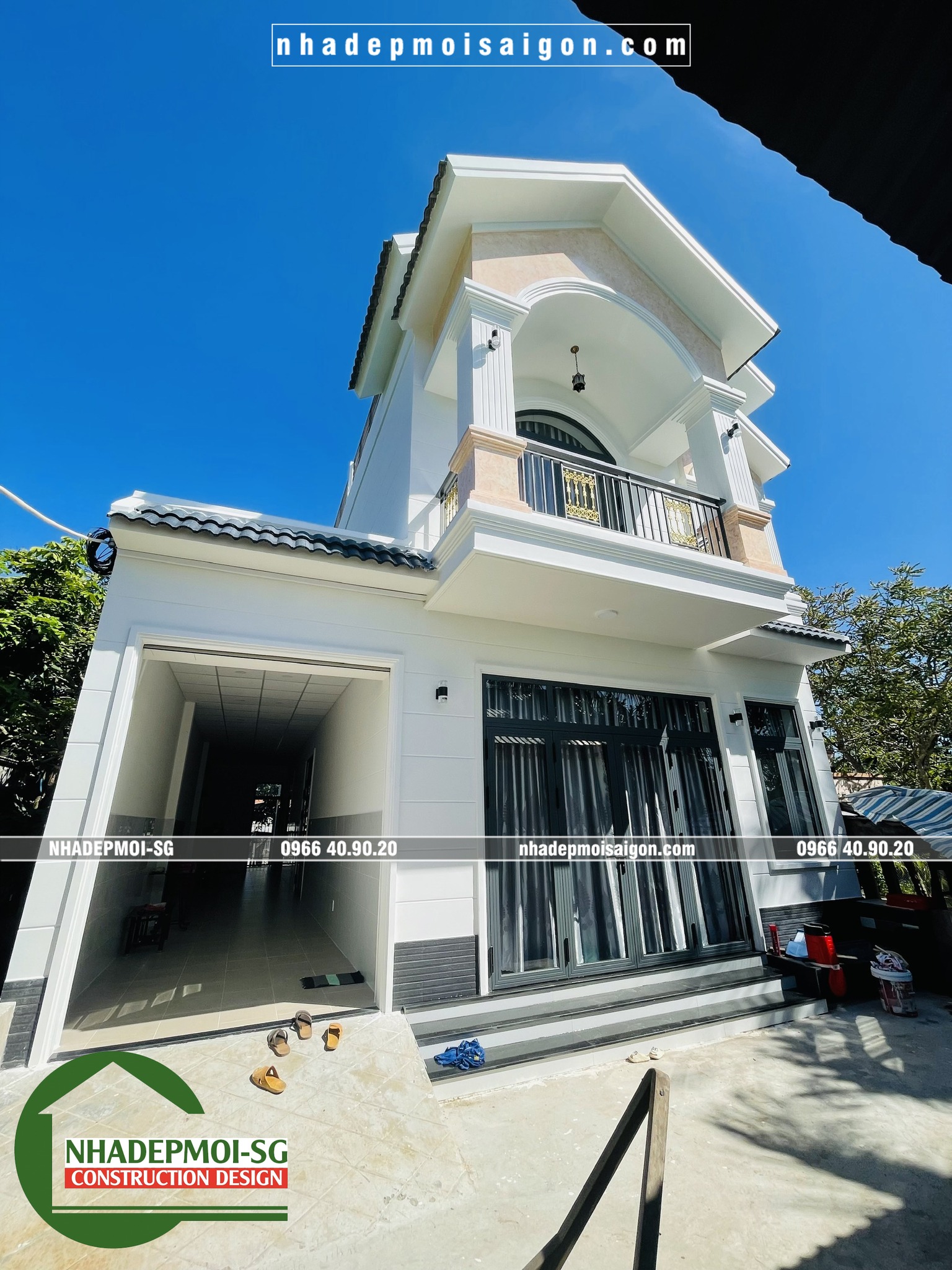 thi công nhà mái thái