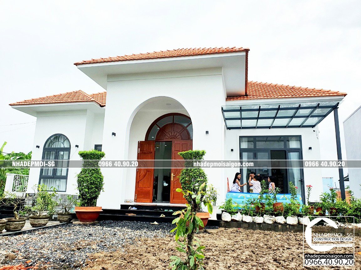 mẫu biệt thự 1 trệt đẹp