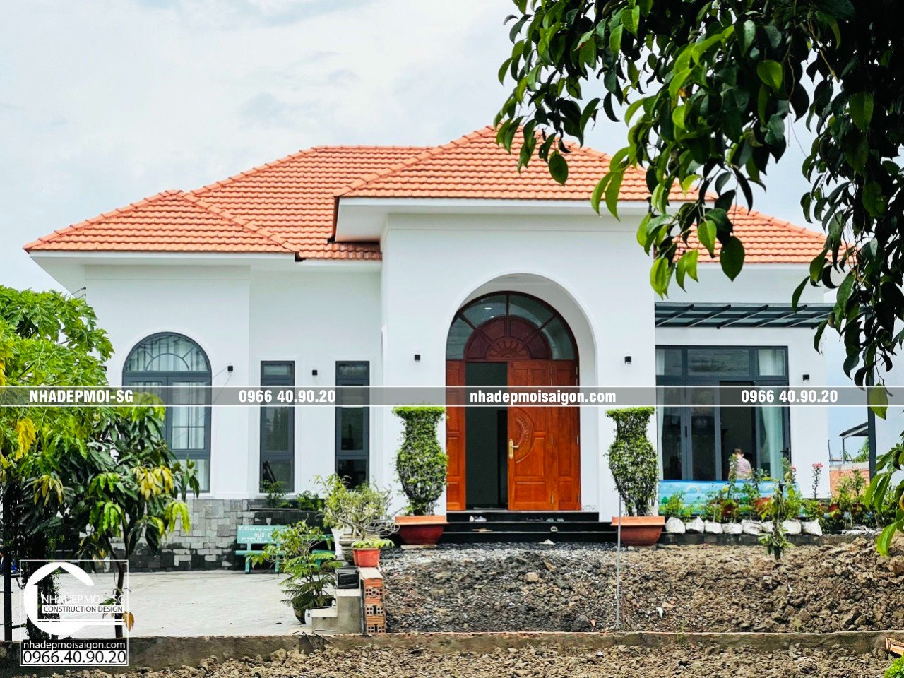 mẫu biệt thự 1 trệt đẹp