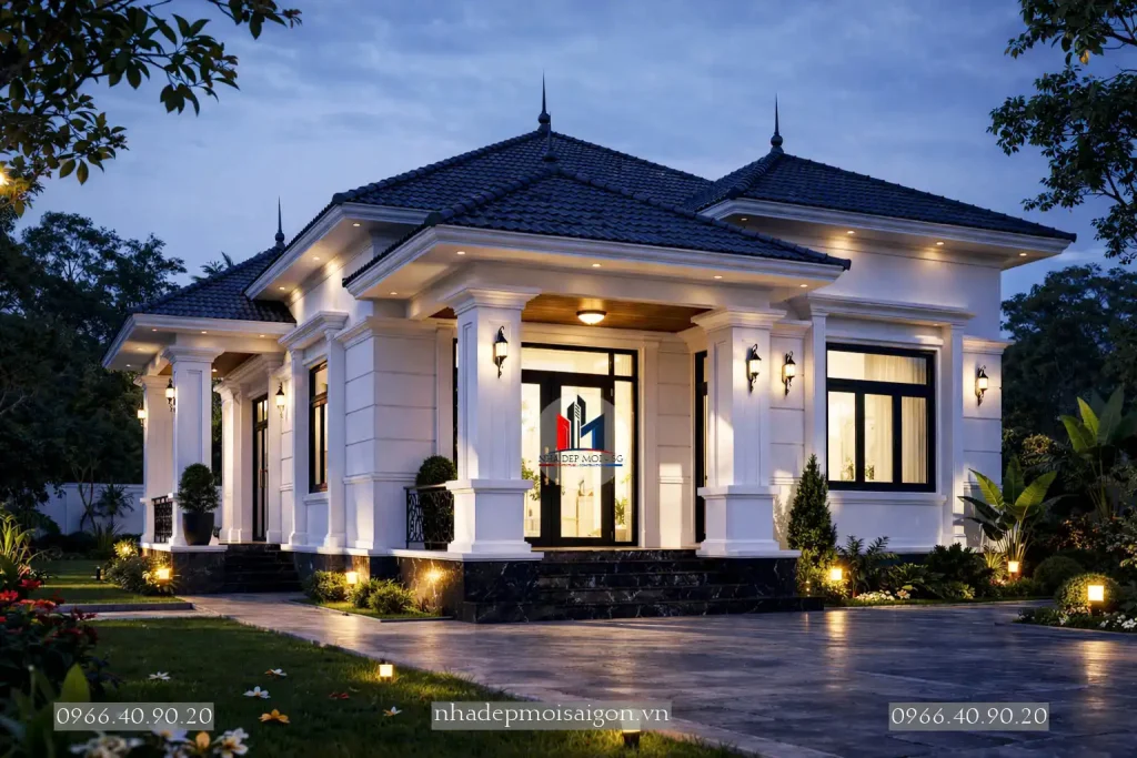 mẫu biệt thự vườn 1 trệt đẹp