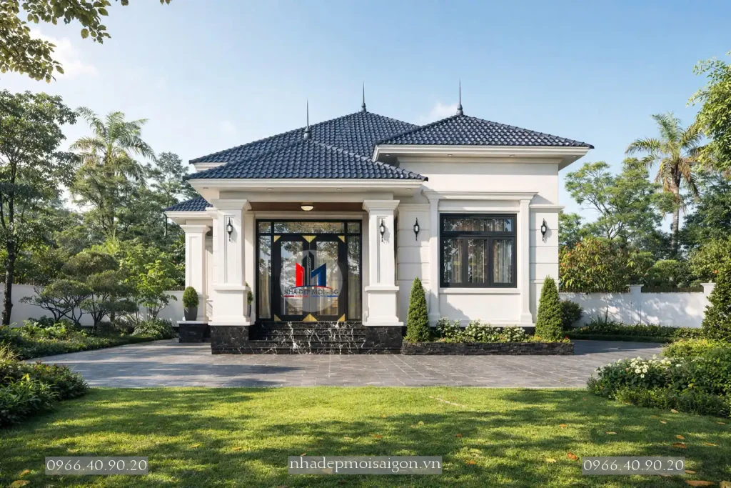 mẫu biệt thự vườn 1 trệt đẹp