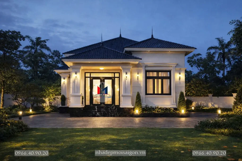 mẫu biệt thự vườn 1 trệt đẹp