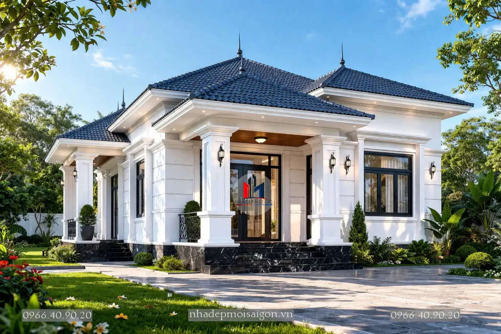 mẫu biệt thự vườn 1 trệt đẹp