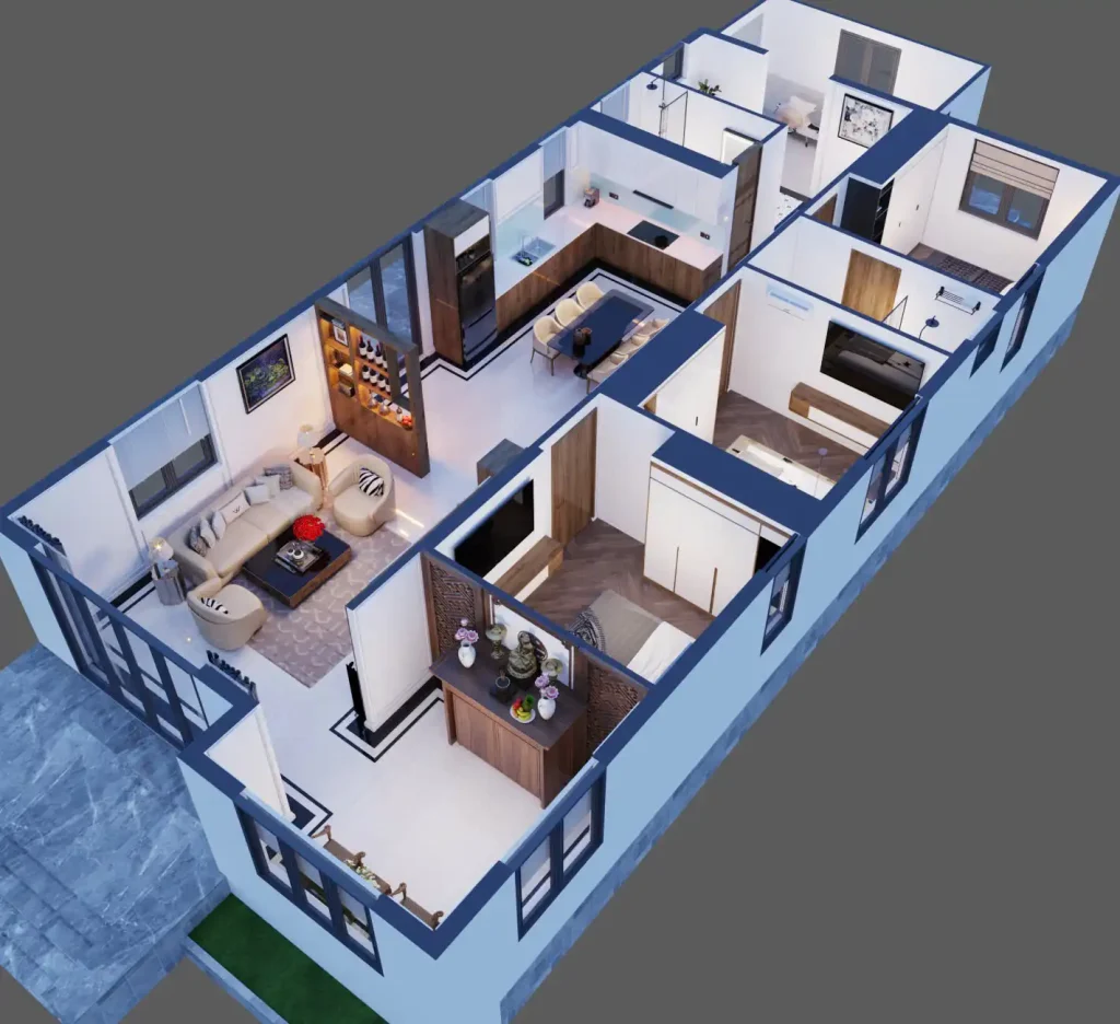 mẫu biệt thự vườn 1 trệt đẹp