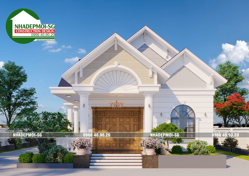 mẫu biệt thự vườn 1 trệt đẹp