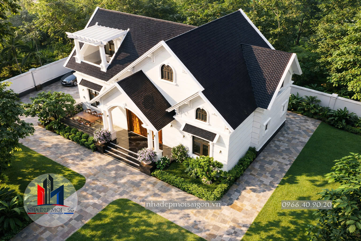 biệt thự vườn 1 trệt đẹp