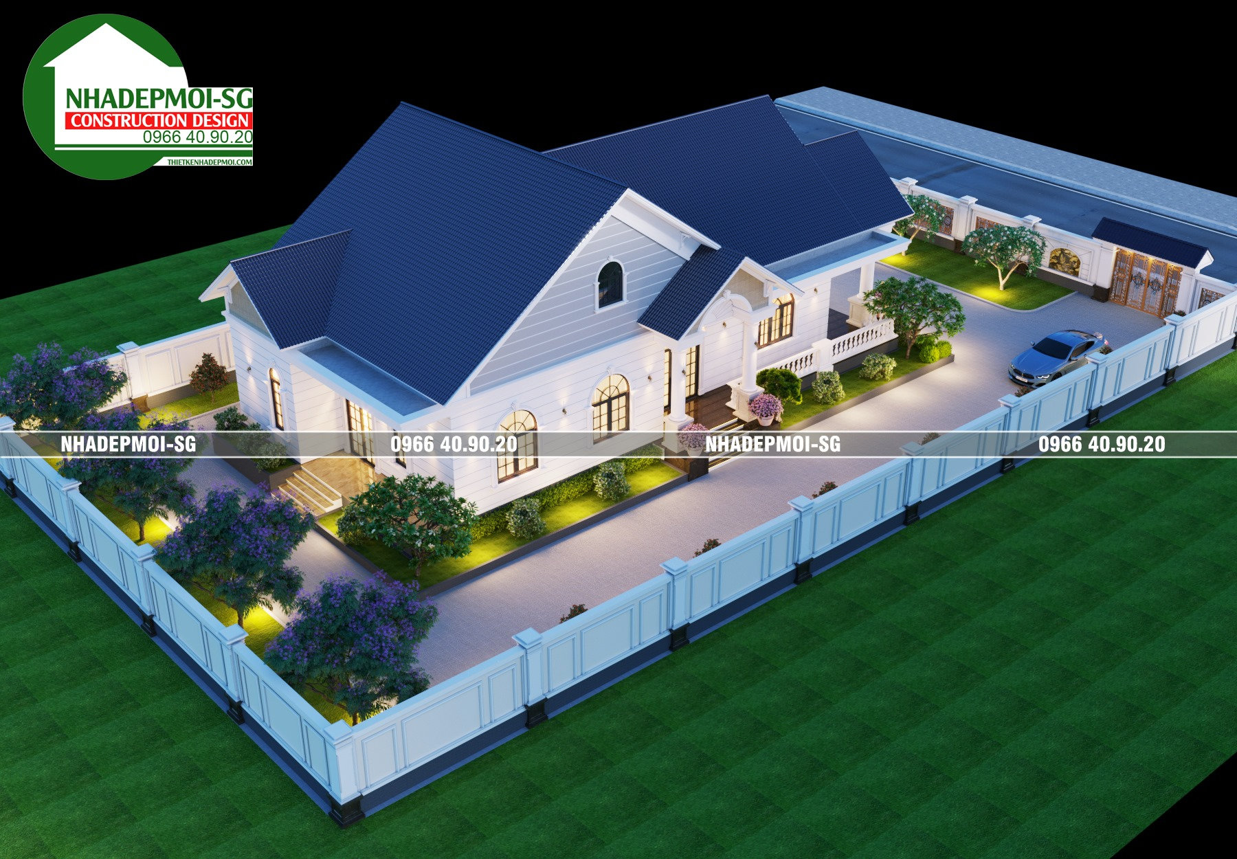 mẫu biệt thự vườn 1 trệt đẹp