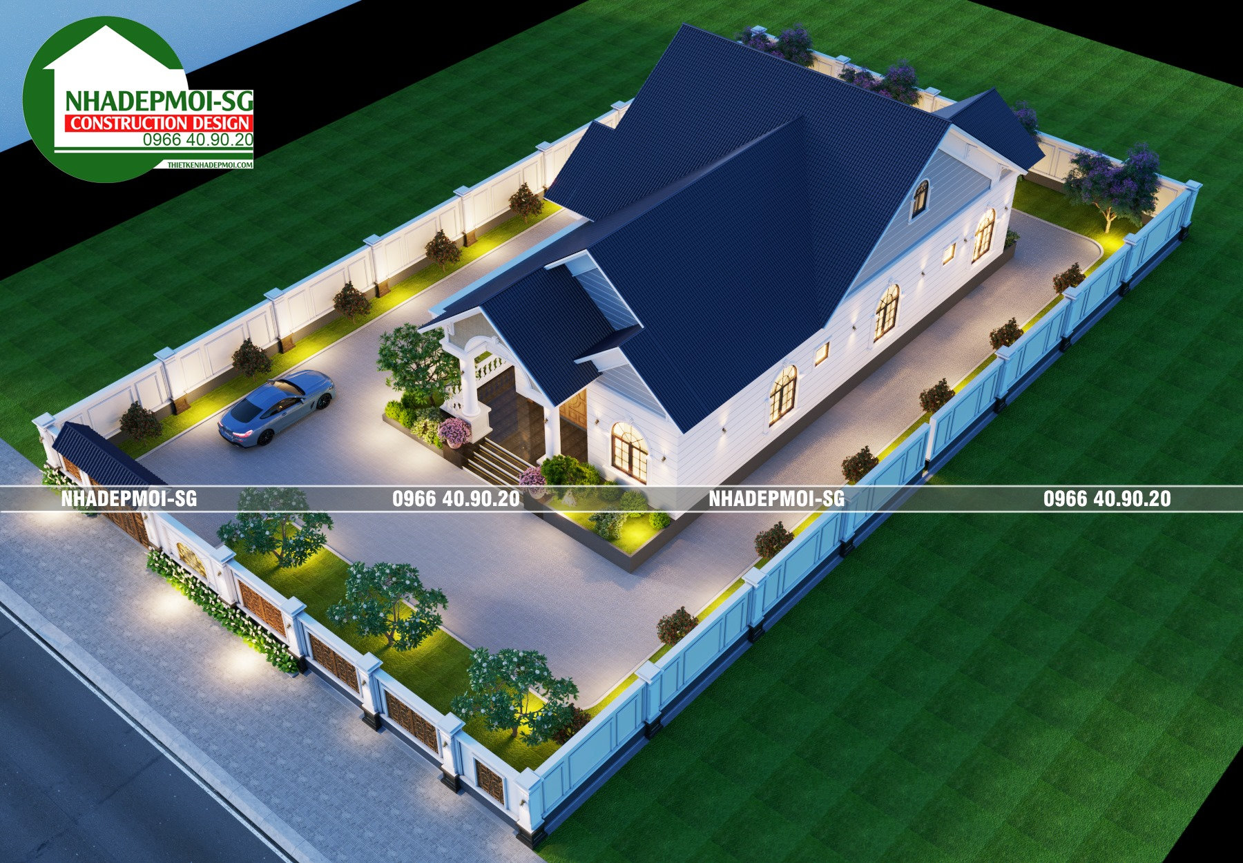 mẫu biệt thự vườn 1 trệt đẹp