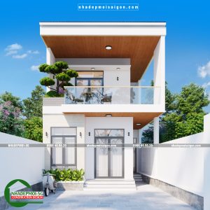 thiết kế nhà phố 2 tầng