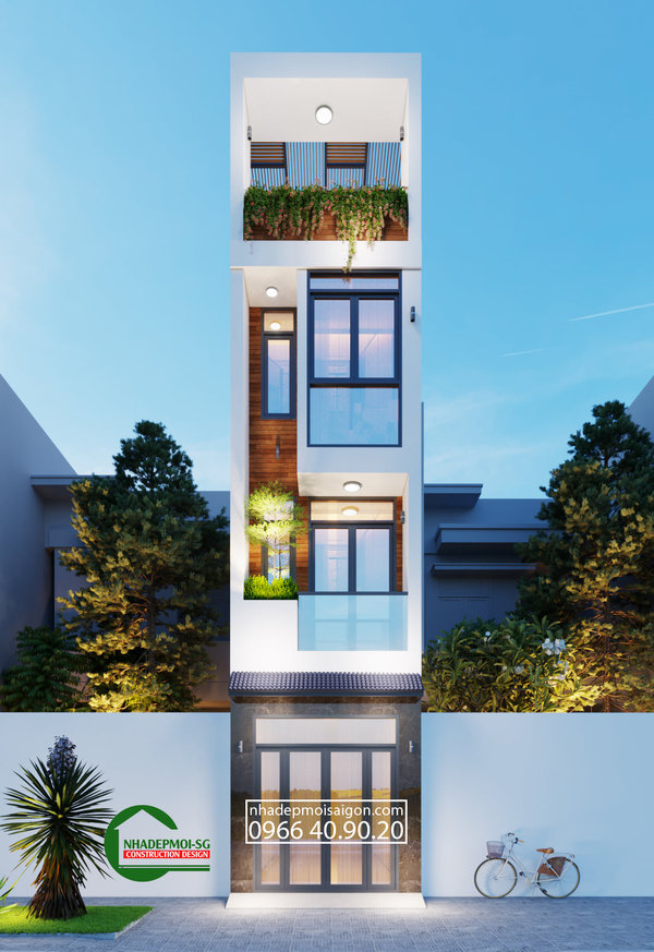 mẫu thiết kế nhà phố đẹp