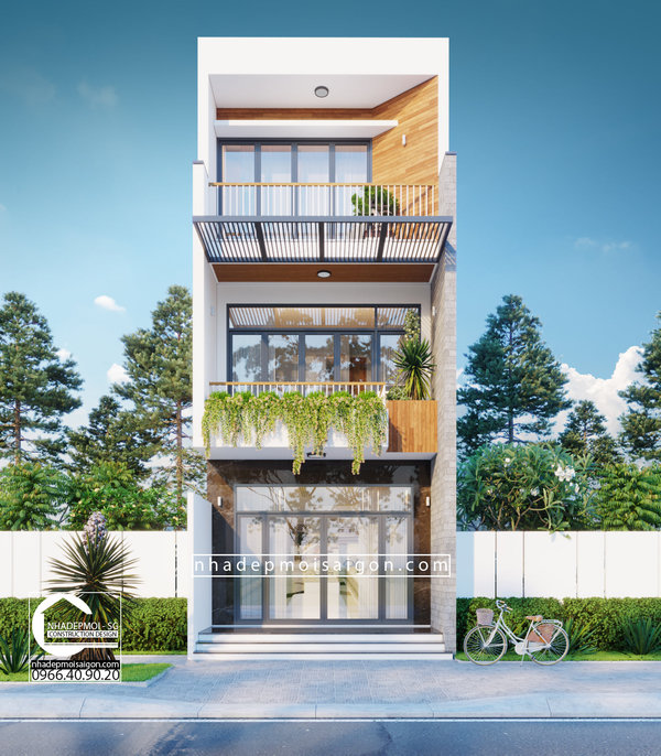 mẫu thiết kế nhà phố đẹp