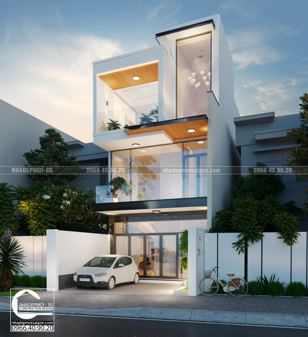 mẫu thiết kế nhà phố đẹp